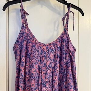 India Sundress x Emerson Fry Violet Wildflower Maxi Size XS/S